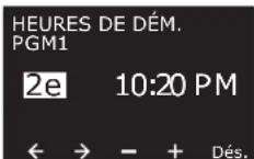 RAIN BIRD ESPLXIVM - Paramétrer des heures de démarrage de l'arrosage - 10