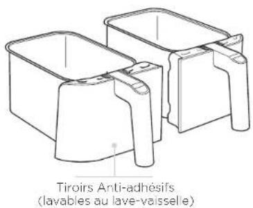 NINJA Foodi MAX AF400EU - Pièces de présentation de votre friteuse à air CHAUD - 3