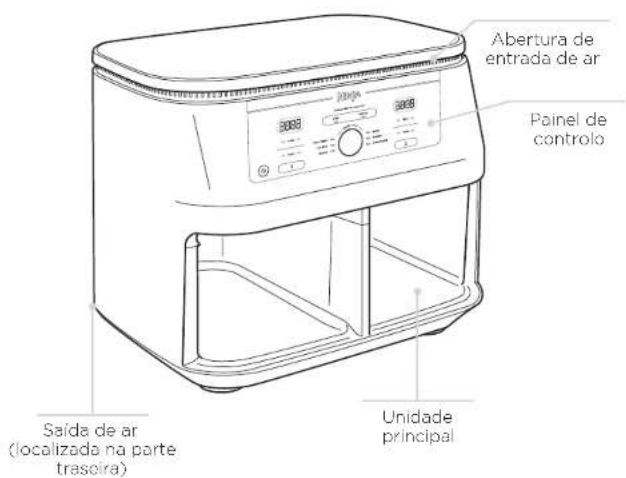 NINJA Foodi MAX AF400EU - PEÇAS - 1