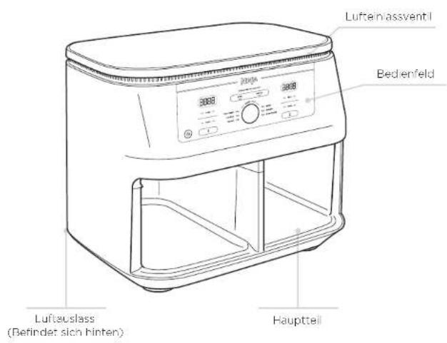 NINJA Foodi MAX AF400EU - BESTANDTEILE - 1