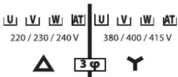 GYS Promig 400 G DV WS - 230V drie-fase stroomvoorziening voor de Promig 400 G DV, 400 DUO DV, 400 DV WS en 400 G DV WS : - 1