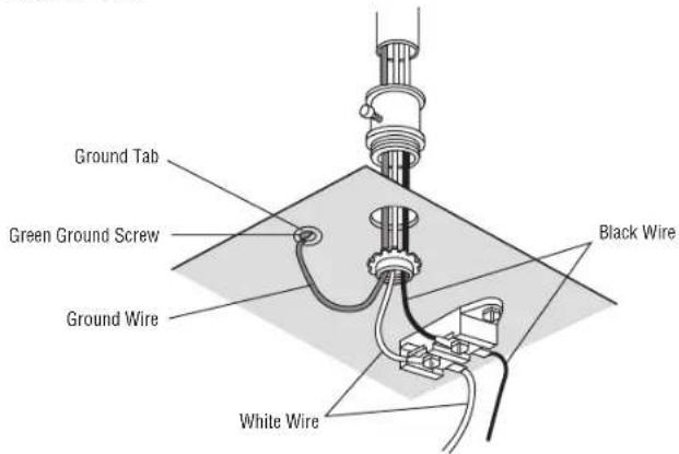 CHAMBERLAIN B2405C - OPTION B - PERMANENT WIRING - 1