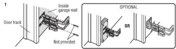 CHAMBERLAIN B2405C - WALL OPTION - 1