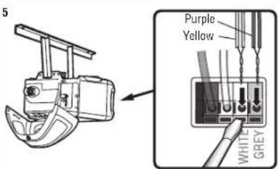 CHAMBERLAIN B2405C - OPTION B - PRE-WIRED INSTALLATION - 5