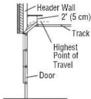 CHAMBERLAIN B2405C - STEP 1 Determine the Header Bracket Location - 3