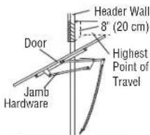 CHAMBERLAIN B2405C - STEP 1 Determine the Header Bracket Location - 5