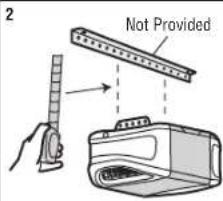 CHAMBERLAIN B2405C - STEP 5 Hang the Garage Door Opener - 6