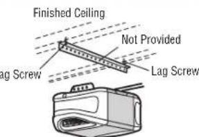 CHAMBERLAIN B2405C - STEP 5 Hang the Garage Door Opener - 3