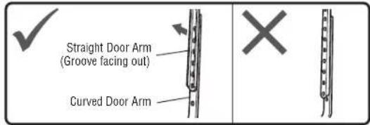 CHAMBERLAIN B2405C - STEP 9 Connect the Door Arm to the Trolley (continued) - 2