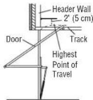 CHAMBERLAIN B2405C - STEP 1 Determine the Header Bracket Location - 4