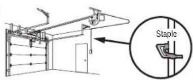 CHAMBERLAIN B2405C - STEP 11 Wire the Door Control to the Garage Door SOPend2 Attach the Warning Labels - 1