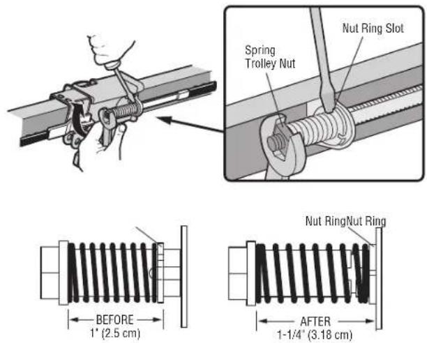 CHAMBERLAIN B2405C - STEP 5 Tighten the Belt - 1