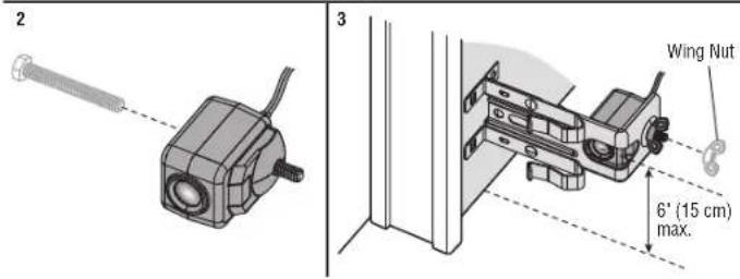 CHAMBERLAIN B2405C - WALL OPTION - 2