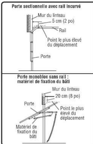 CHAMBERLAIN B2405C - ÉTAPE 1 Déterminer l'emplacement du support de linteau - 3