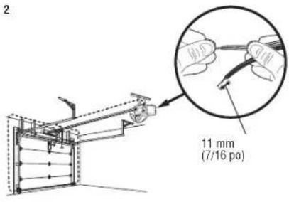 CHAMBERLAIN B2405C - OPTION A : INSTALLATION SANS PRÉ-CÂBLAGE - 2