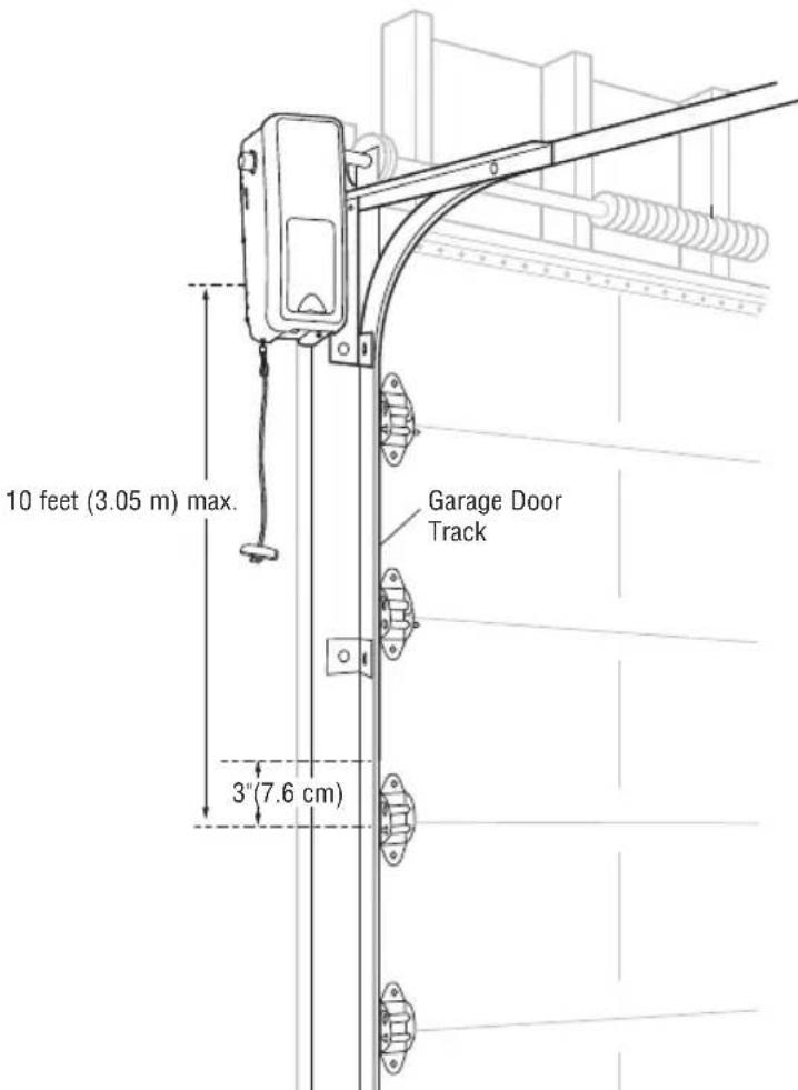 CHAMBERLAIN RJO20C - Power Door Lock Location - 1