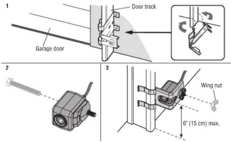 CHAMBERLAIN RJO20C - DOOR TRACK INSTALLATION - 1