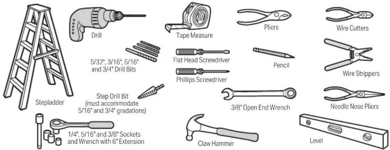CHAMBERLAIN RJO20C - Tools You Will Need - 1