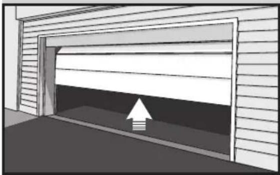 CHAMBERLAIN RJO20C - Visually check the door and installation: - 2