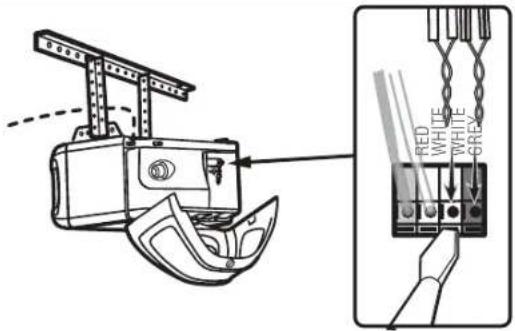 CHAMBERLAIN D2405C - OPTION A - INSTALLATION WITH NO PRE-WIRING - 3