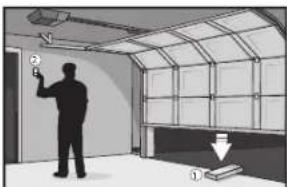 CHAMBERLAIN C2202C - Test the door for proper operation: - 1