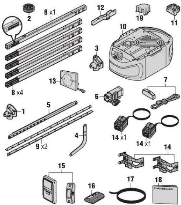 CHAMBERLAIN C2202C - Carton Inventory - 1