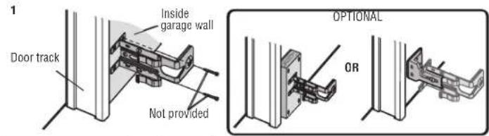 CHAMBERLAIN D2101C - WALL OPTION - 1