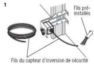 CHAMBERLAIN D2101C - OPTION b: installation précaablee - 1