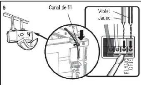 CHAMBERLAIN D2101C - OPTION b: installation précaablee - 5