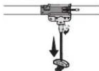 CHAMBERLAIN D2101C - Deconnecter le chariot - 1
