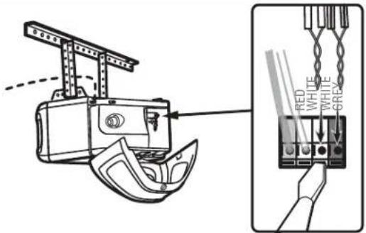 CHAMBERLAIN D2101C - OPTION A - INSTALLATION WITH NO PRE-WIRING - 3