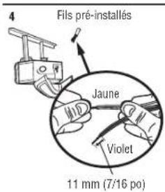 CHAMBERLAIN D2101C - OPTION b: installation précaablee - 4