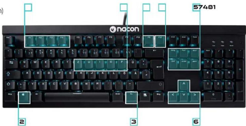 Nacon CL700OM - Steuerelemente - 1