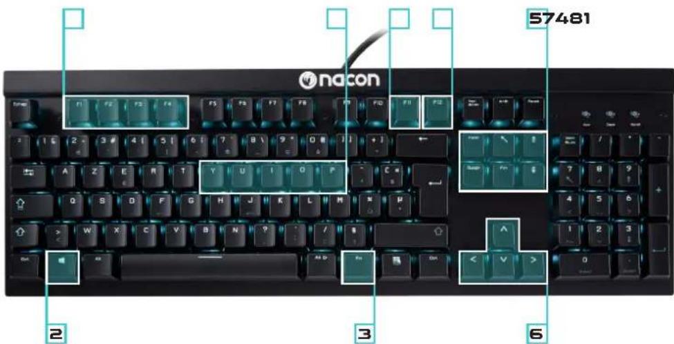 Nacon CL700OM - Control elements - 1