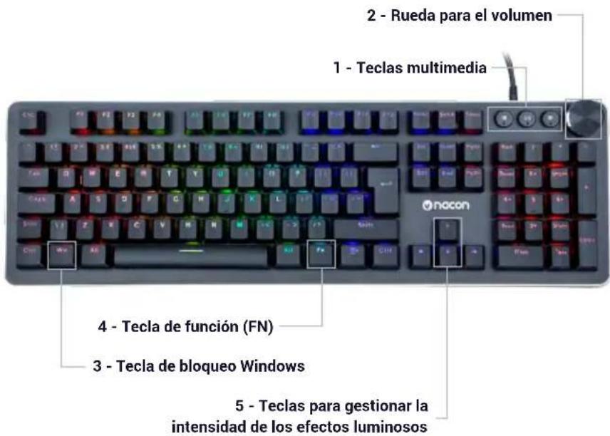 Nacon CL520 - Elementos de control - 1