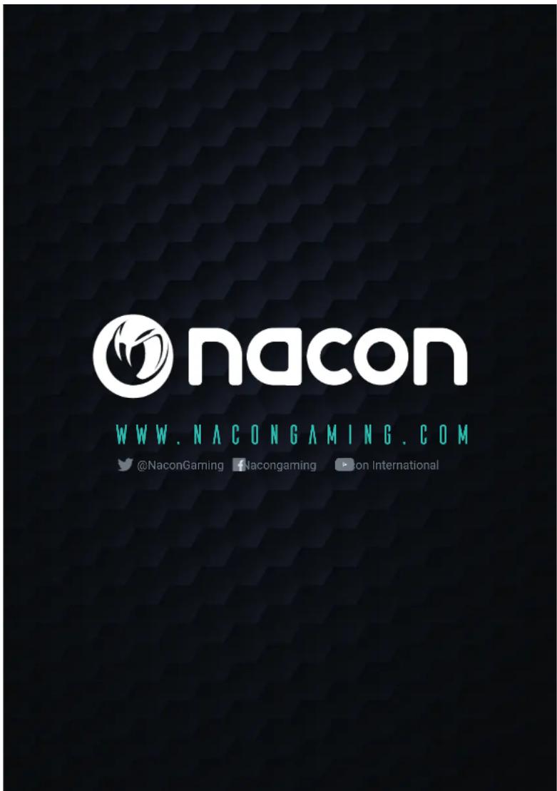 Nacon GM500ES - Informáce o zákaznickej podpore: - 1