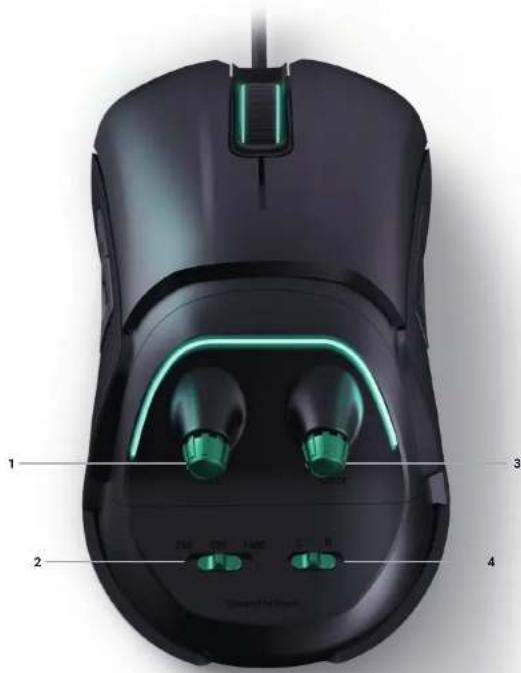 Nacon GM500ES - Comandi principali - 2