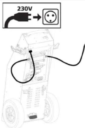 GYS Startpack PRO 12.24V XL - UTILISATION EN MODE CHARGEUR (RECHARGE DES BATTERIES INTERNES) - 2