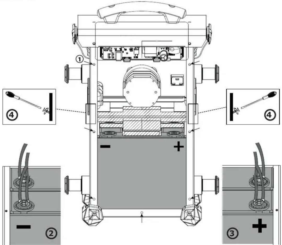 GYS Startpack PRO 12.24 CI - REEMPLACEMENT DE LA BATTERIE - 1