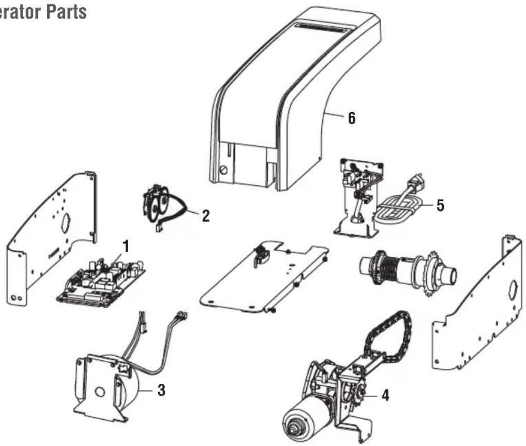 LIFT-MASTER LJ8900W - Installation Parts - 2