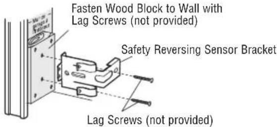 LIFT-MASTER LJ8900W - OPTION B: WALL INSTALLATION - 1