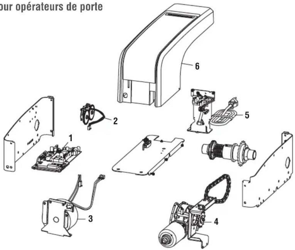 LIFT-MASTER LJ8900W - Pièces détachées - 2
