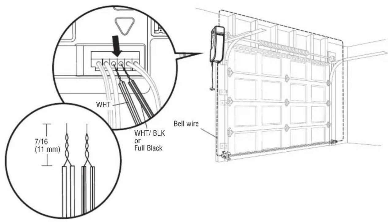 LIFT-MASTER LJ8900W - WIRE THE SAFETY REVERSING SENSORS - 1