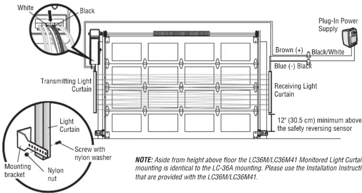 LIFT-MASTER LJ8900W - WARNING - 1