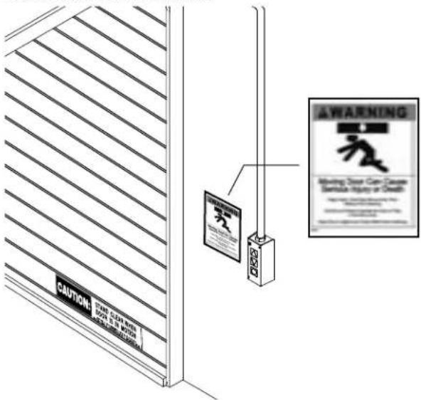 LIFT-MASTER MGJ5011U - ATTENTION ATTENTI - 2