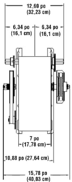 LIFT-MASTER MGJ5011U - POIDS ET DIMENSIONS - 1