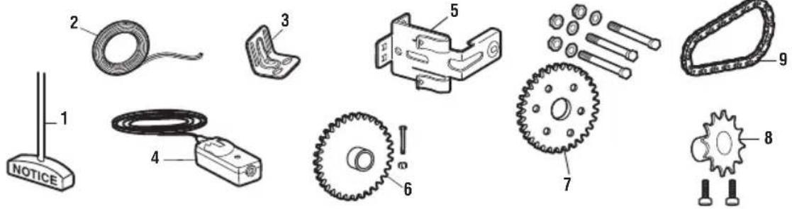LIFT-MASTER LJ8950W - Pièces détachées - 1
