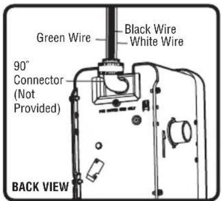 LIFT-MASTER LJ8950W - OPTION B: PERMANENT WIRING CONNECTION - 1