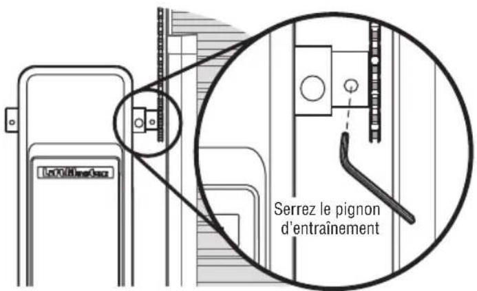 LIFT-MASTER LJ8950W - MONTEZ L'OPÉRATEUR DE PORTE ET FIXEZ LA CHAÎNE - 3