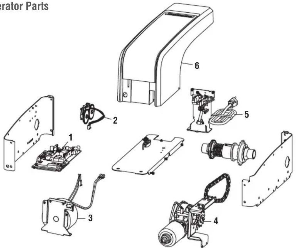LIFT-MASTER LJ8950W - Repair Parts - 2